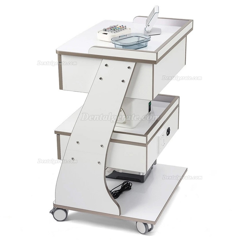 Dentech G06 dental ger&auml;tewagen, zahn&auml;rztlicher behandlungswagen mit instrumentenablage
